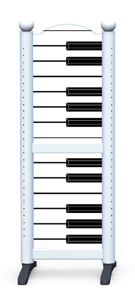 Wing > Combi H > Piano Keys