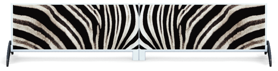Soubassements > Soubassement rectangulaire sur pieds > Zebra Skin