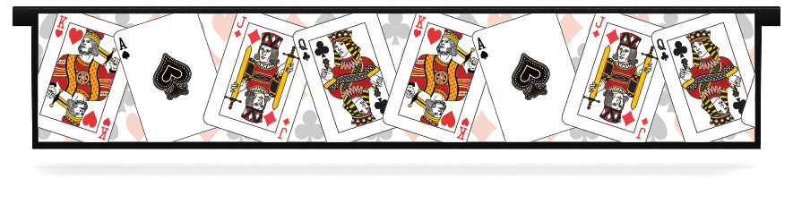 Soubassements > Soubassement rectangulaire suspendu > Playing Cards