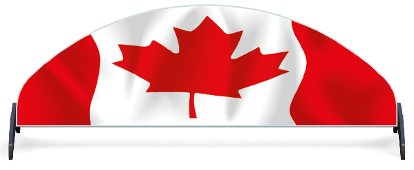 Soubassements > Soubassement Demi-Lune > Canadian Flag