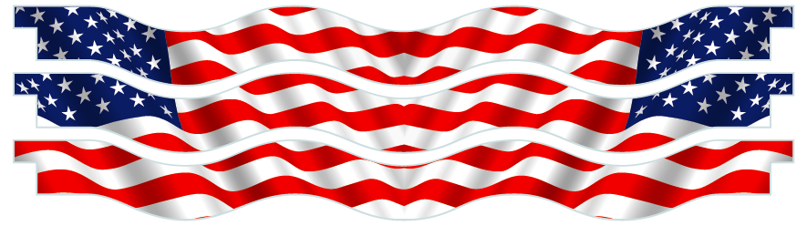 Palanques > Palanques vagues x 3 > American Flag