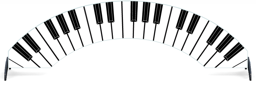 Soubassements > Soubassement Arche > Piano Keys