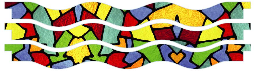 Palanques > Palanques vagues x 3 > Stained Glass