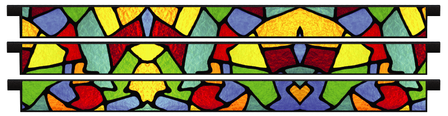 Palanques > Palanques droites x 3 > Stained Glass