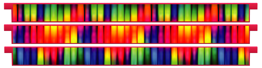 Palanques > Palanques droites x 3 > Rainbow Tubes