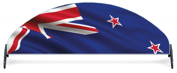 Soubassements > Soubassement Demi-Lune > New Zealand Flag