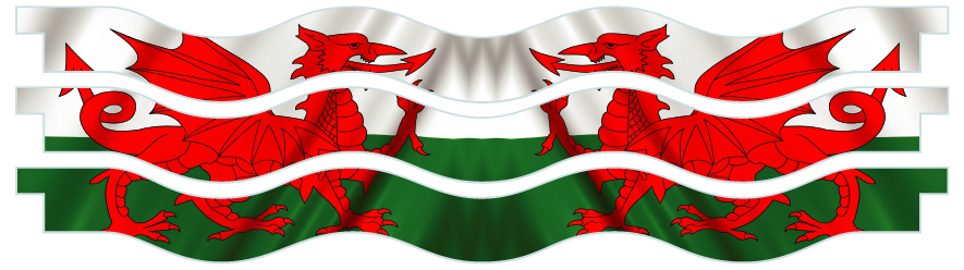 Palanques > Palanques vagues x 3 > Welsh Flag