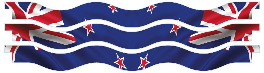Palanques > Palanques vagues x 3 > New Zealand Flag