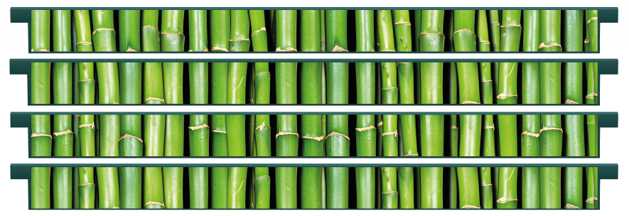 Palanques > Palanques droites x 4 > Bamboo