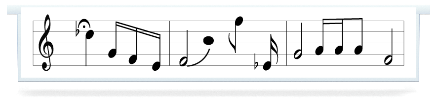 Soubassements > Soubassement rectangulaire suspendu > Music Notes