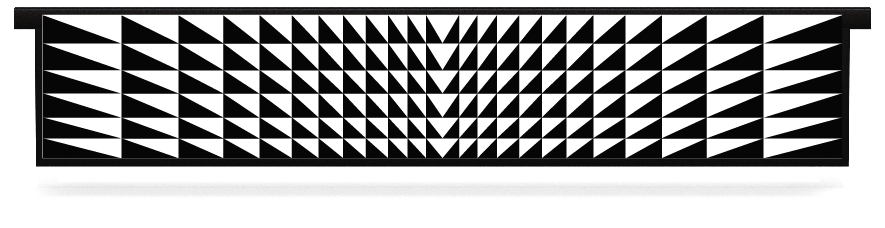 Soubassements > Soubassement rectangulaire suspendu > Triangles