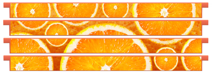 Palanques > Palanques droites x 4 > Oranges