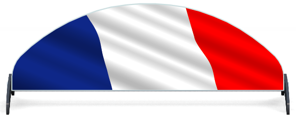Soubassements > Soubassement Demi-Lune > French Flag