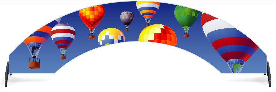 Soubassements > Soubassement Arche > Hot Air Balloons
